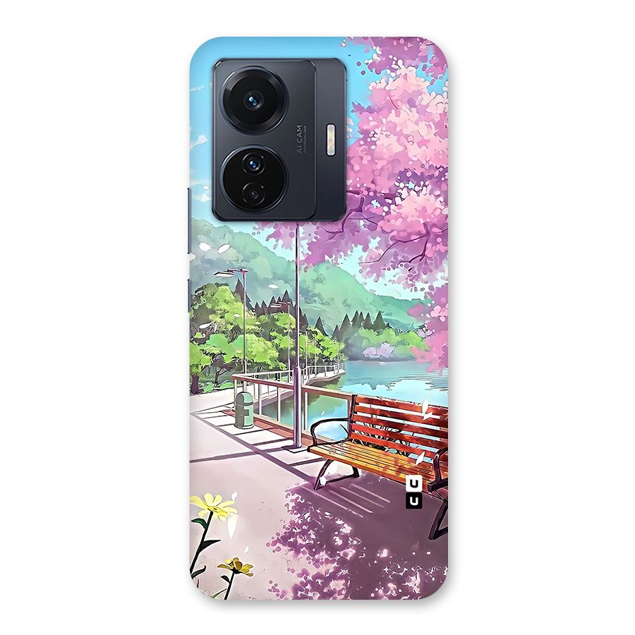 Beautiful Cherry Blossom Landscape Back Case for Vivo T1 Pro