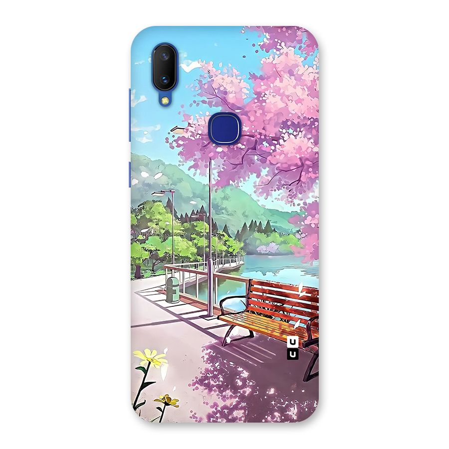 Beautiful Cherry Blossom Landscape Back Case for Vivo V11