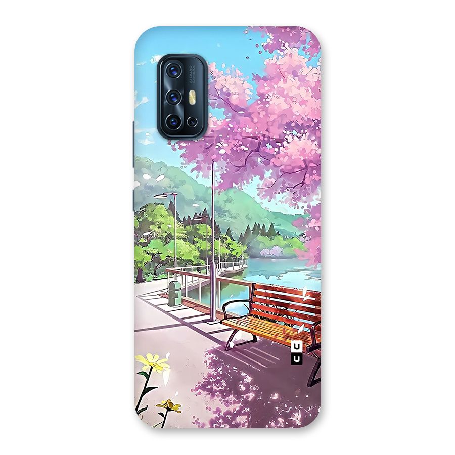 Beautiful Cherry Blossom Landscape Back Case for Vivo V17