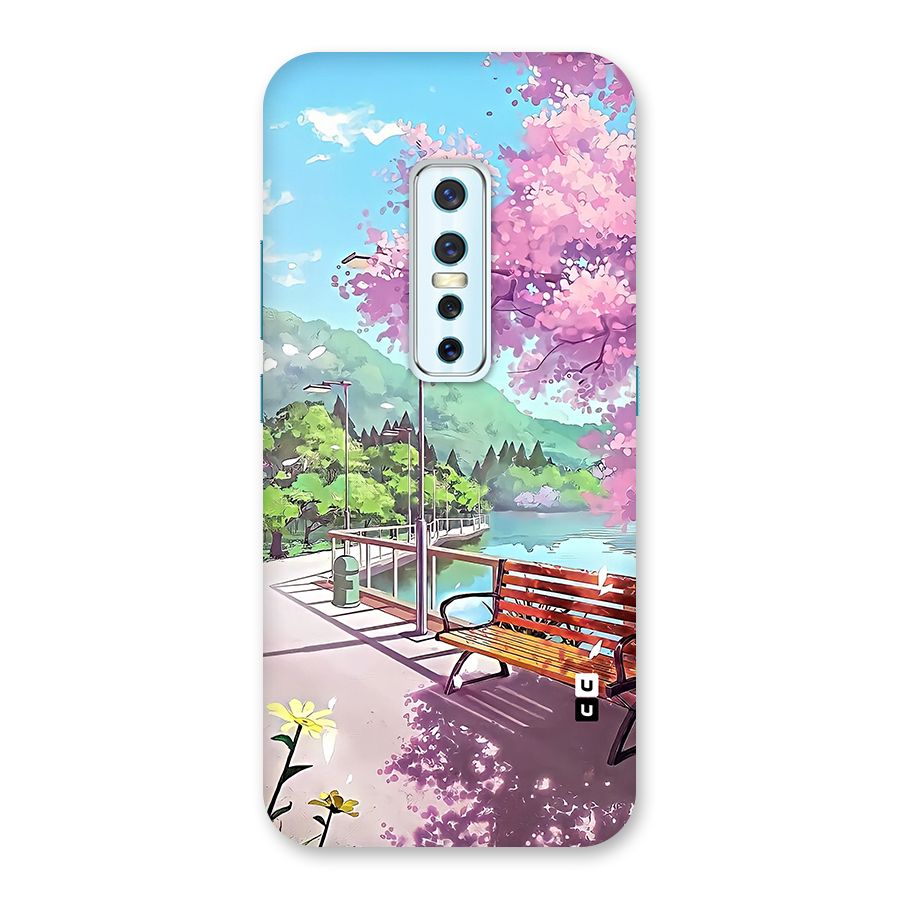 Beautiful Cherry Blossom Landscape Back Case for Vivo V17 Pro