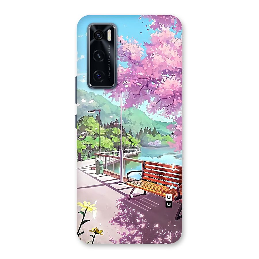 Beautiful Cherry Blossom Landscape Back Case for Vivo V20 SE