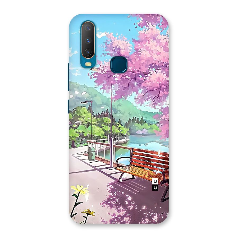 Beautiful Cherry Blossom Landscape Back Case for Vivo Y11
