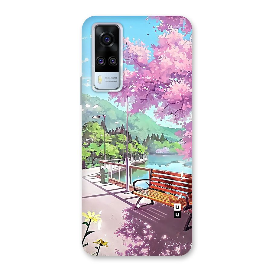 Beautiful Cherry Blossom Landscape Back Case for Vivo Y31