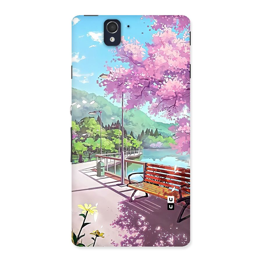 Beautiful Cherry Blossom Landscape Back Case for Xperia Z
