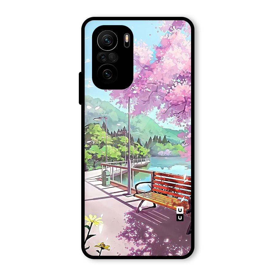 Beautiful Cherry Blossom Landscape Glass Back Case for Mi 11X Pro