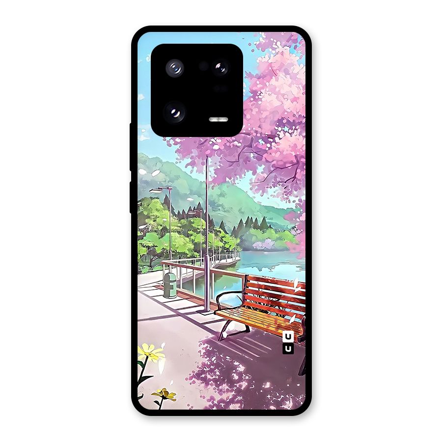 Beautiful Cherry Blossom Landscape Glass Back Case for Xiaomi 13 Pro