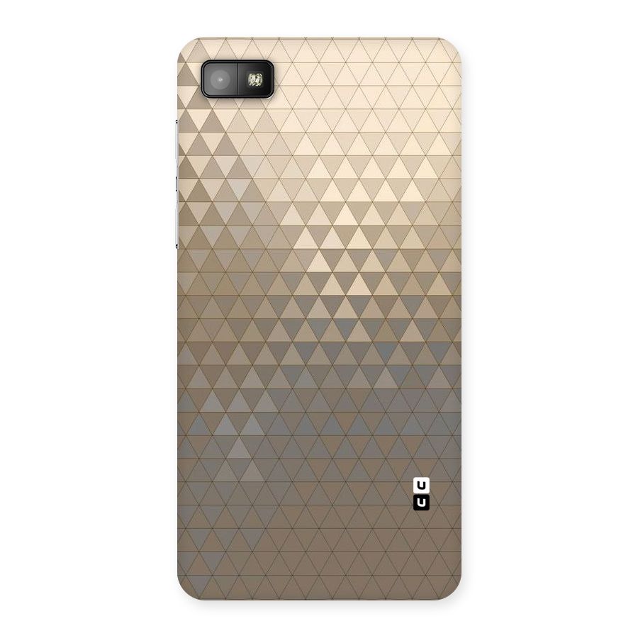 Beautiful Golden Pattern Back Case for Blackberry Z10