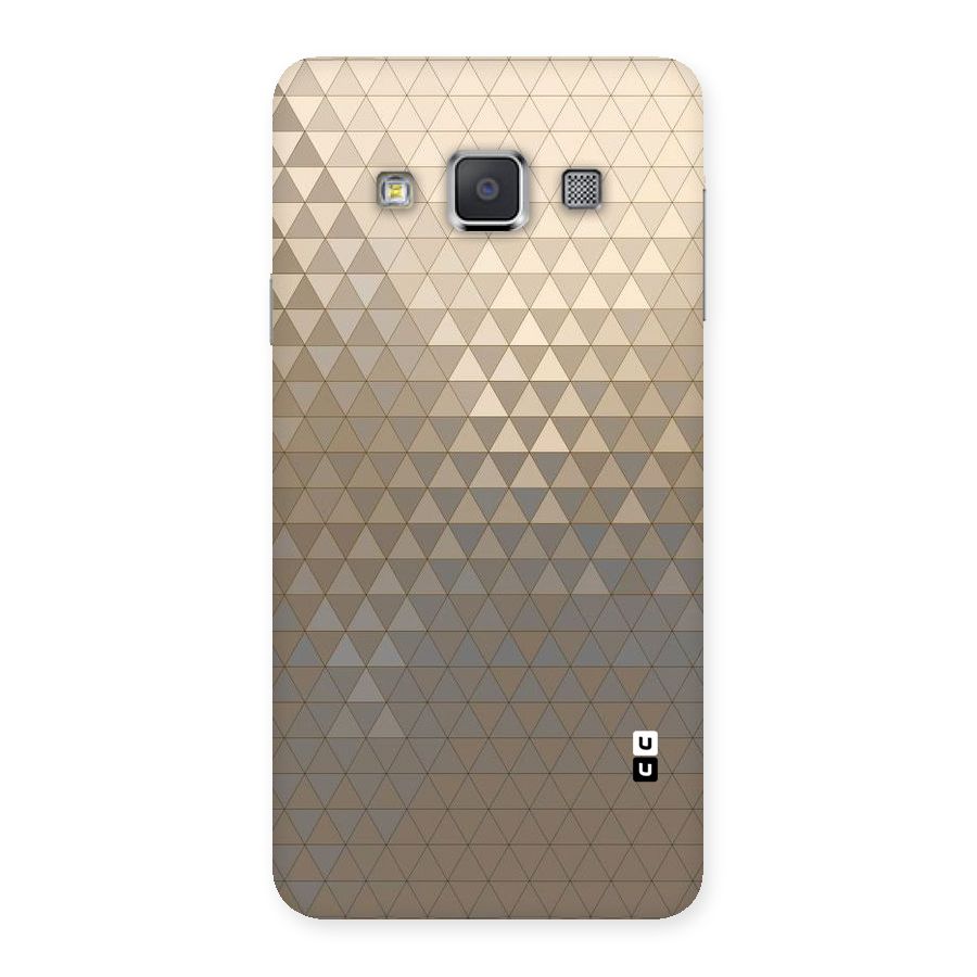 Beautiful Golden Pattern Back Case for Galaxy A3