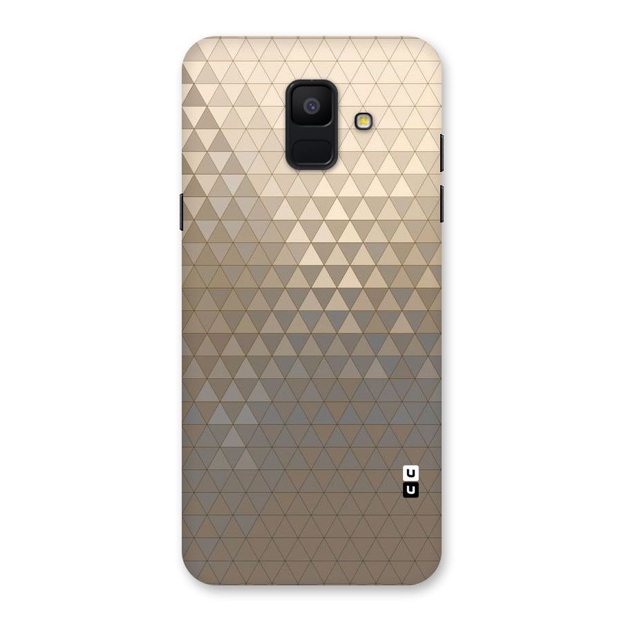 Beautiful Golden Pattern Back Case for Galaxy A6 (2018)