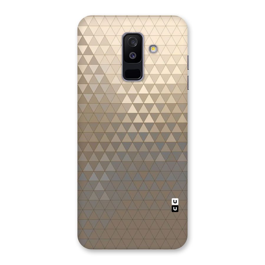 Beautiful Golden Pattern Back Case for Galaxy A6 Plus