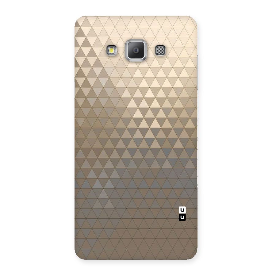 Beautiful Golden Pattern Back Case for Galaxy A7