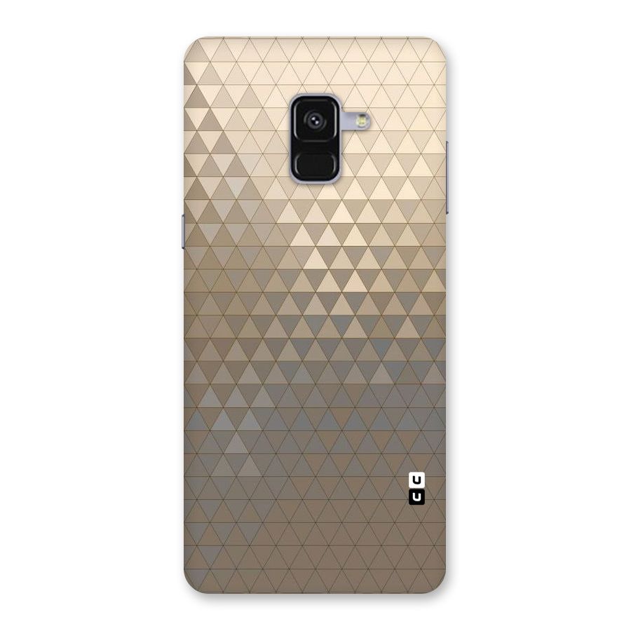 Beautiful Golden Pattern Back Case for Galaxy A8 Plus