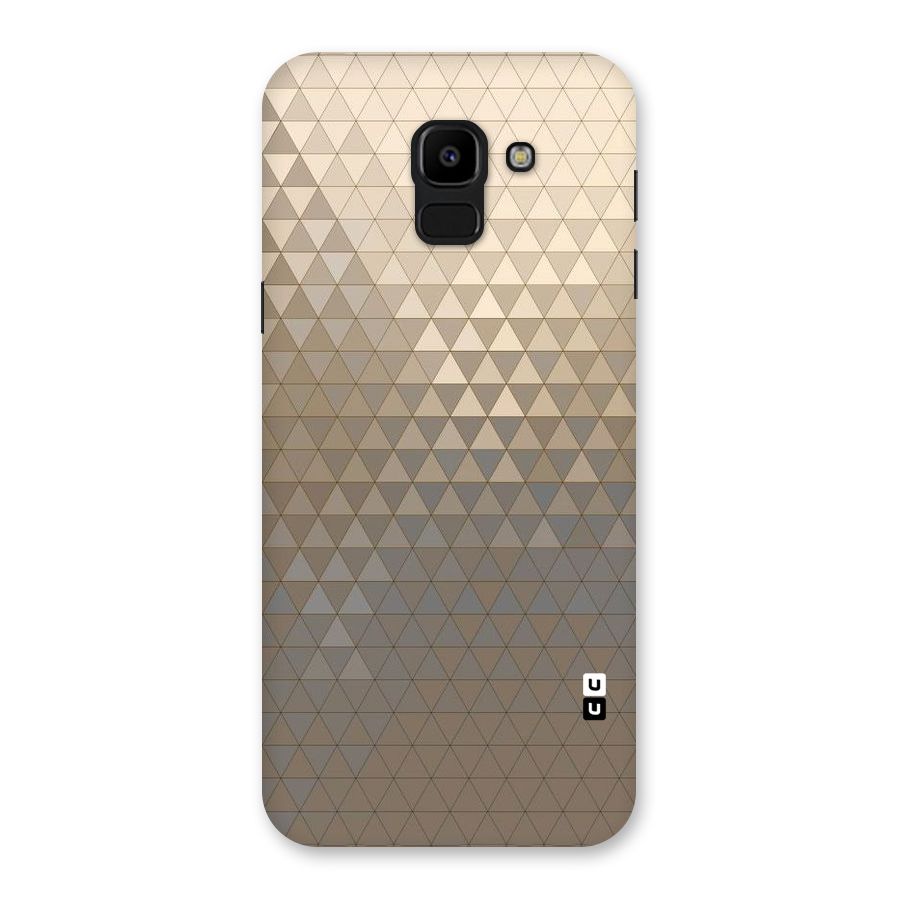 Beautiful Golden Pattern Back Case for Galaxy J6