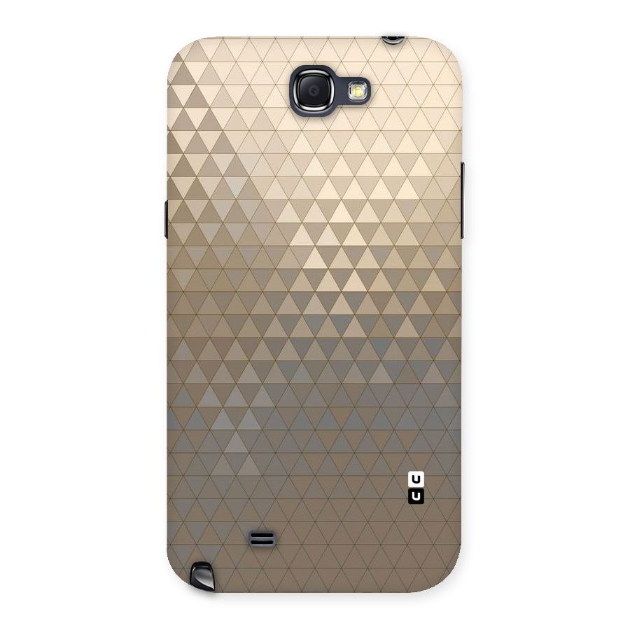 Beautiful Golden Pattern Back Case for Galaxy Note 2