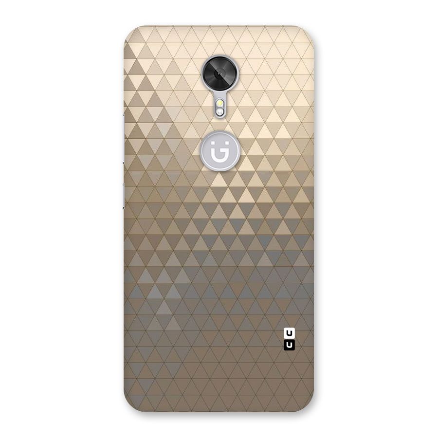 Beautiful Golden Pattern Back Case for Gionee A1