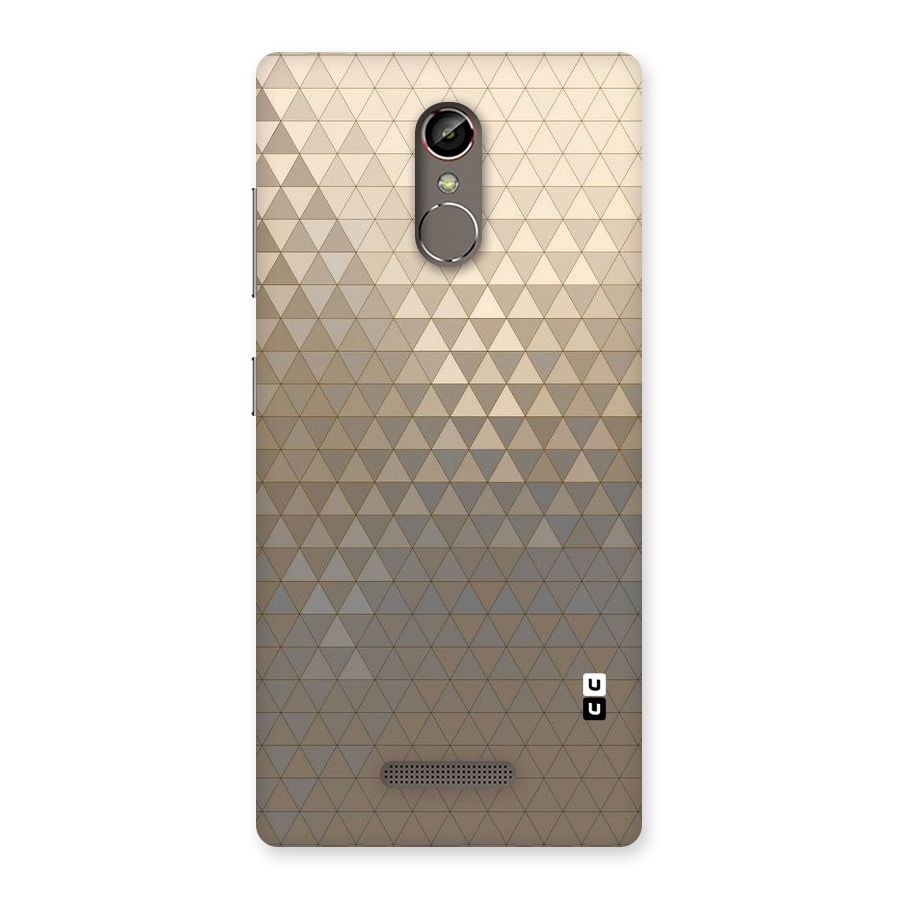 Beautiful Golden Pattern Back Case for Gionee S6s