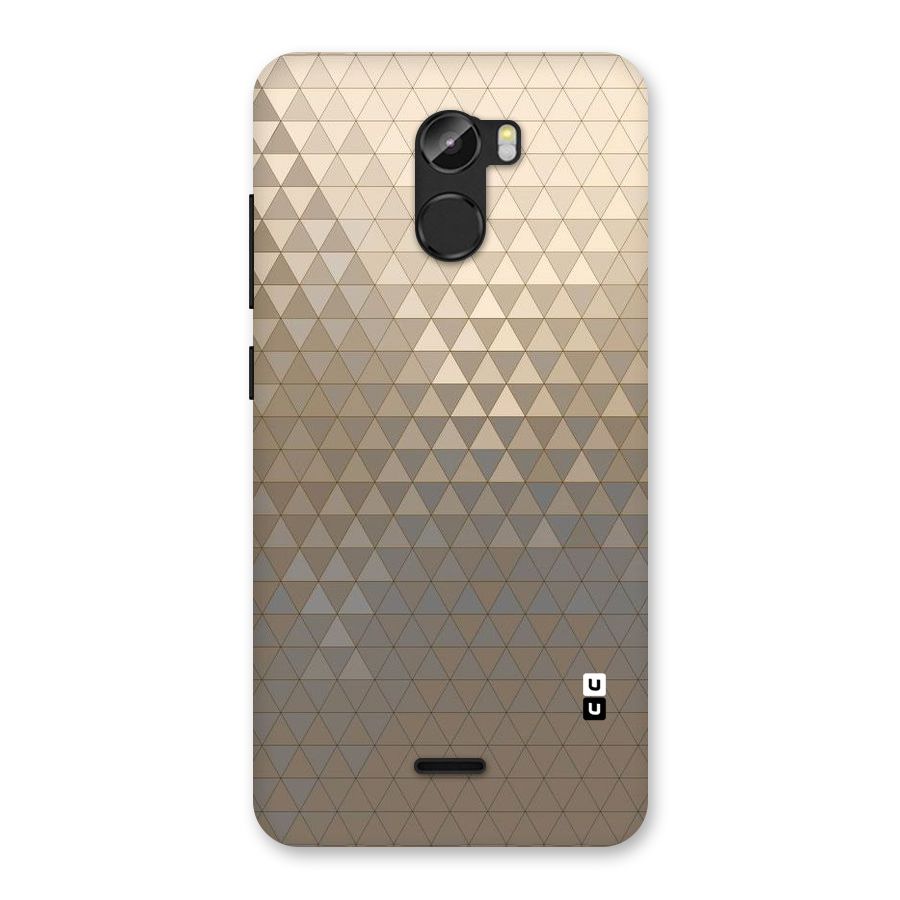 Beautiful Golden Pattern Back Case for Gionee X1