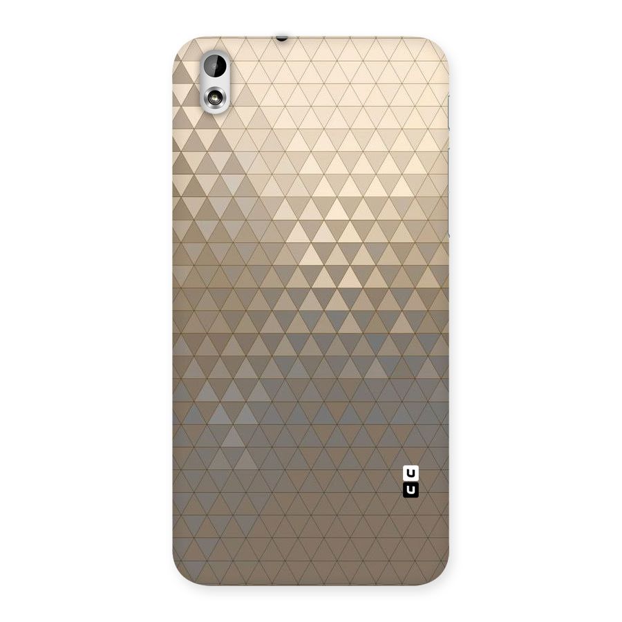 Beautiful Golden Pattern Back Case for HTC Desire 816g