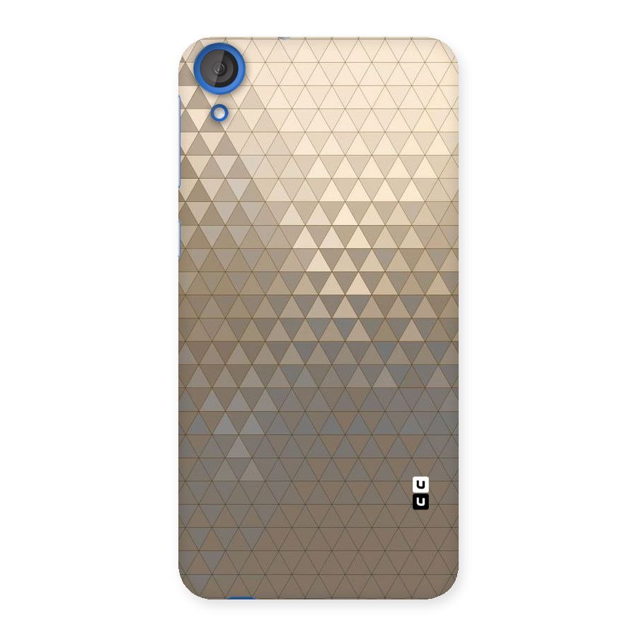 Beautiful Golden Pattern Back Case for HTC Desire 820