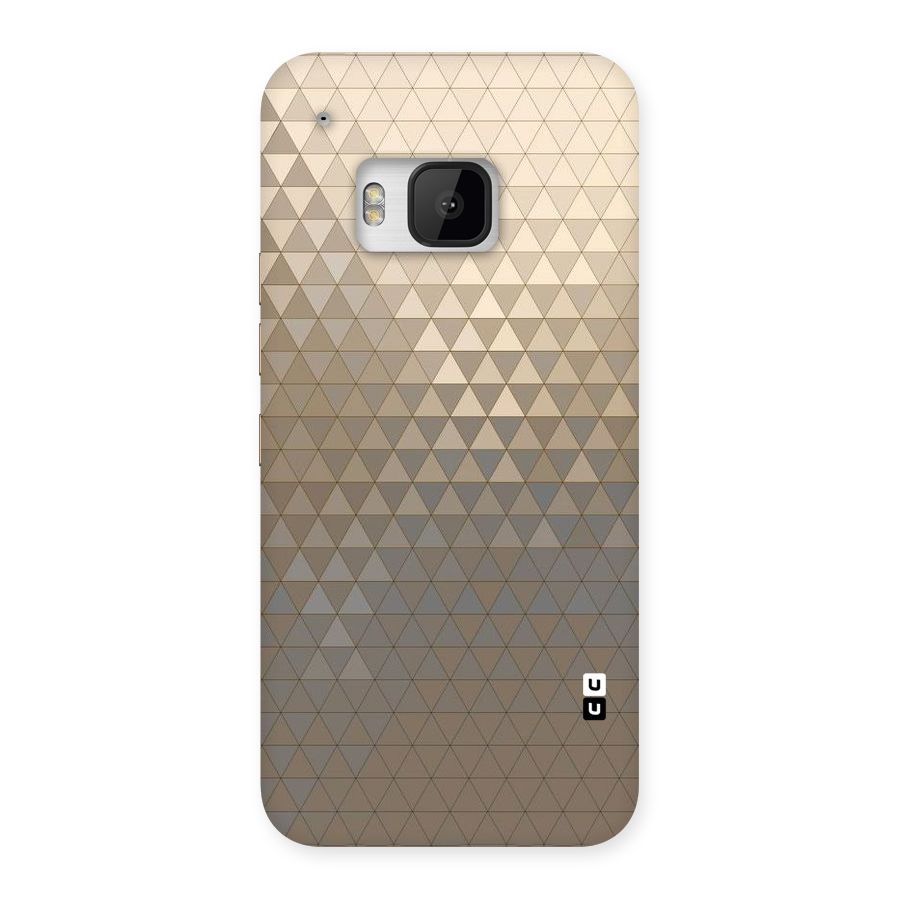 Beautiful Golden Pattern Back Case for HTC One M9