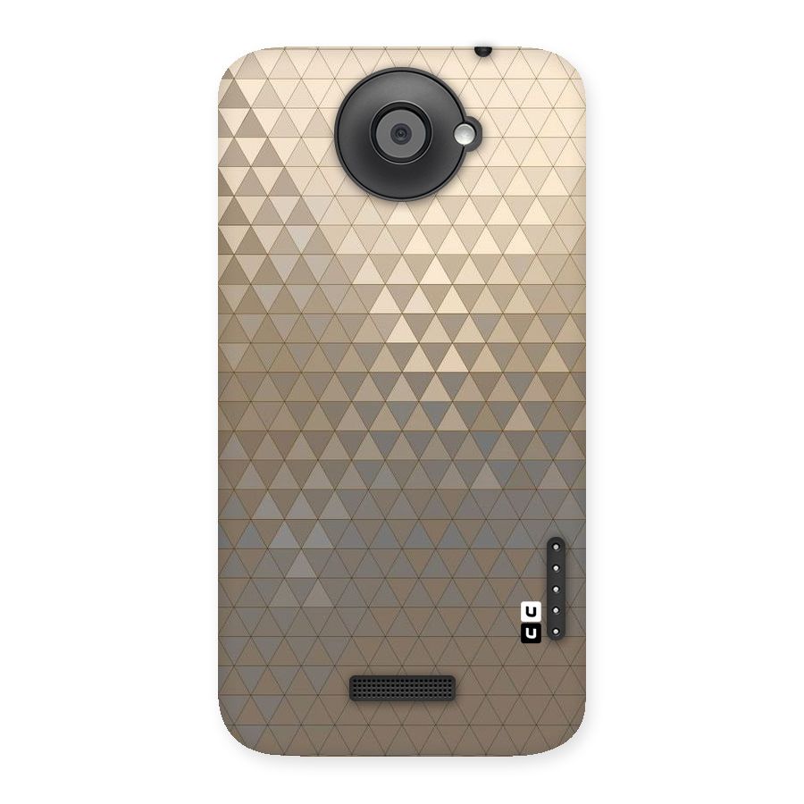 Beautiful Golden Pattern Back Case for HTC One X
