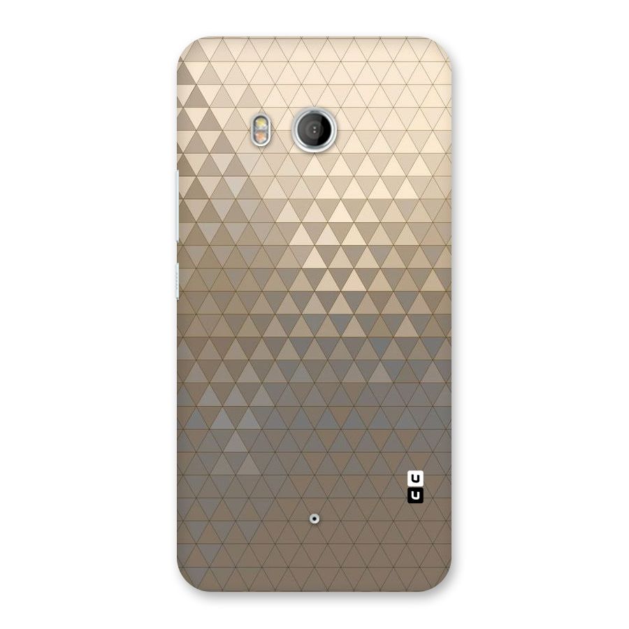 Beautiful Golden Pattern Back Case for HTC U11
