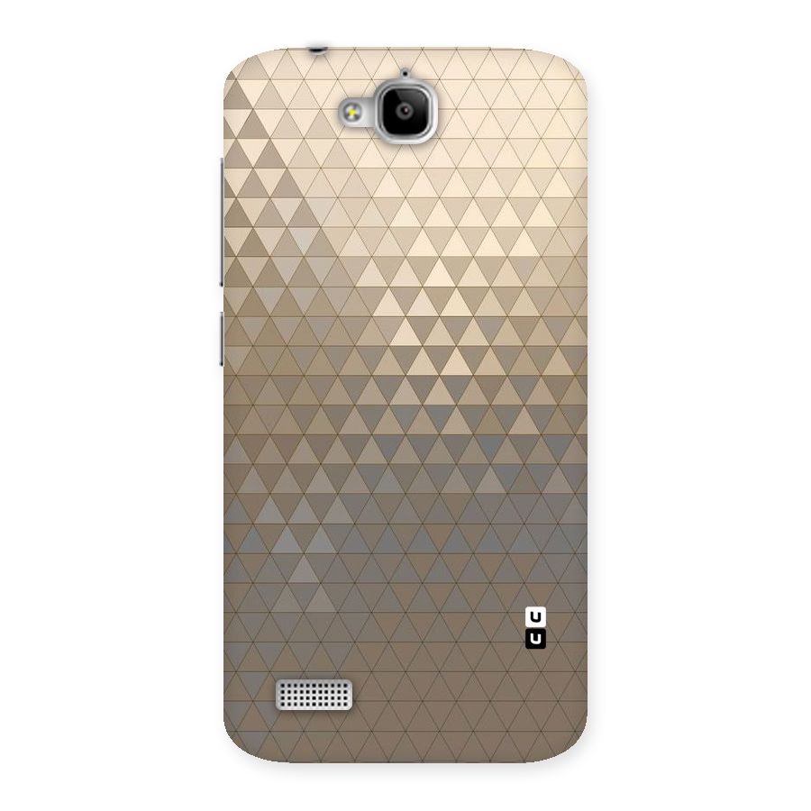 Beautiful Golden Pattern Back Case for Honor Holly