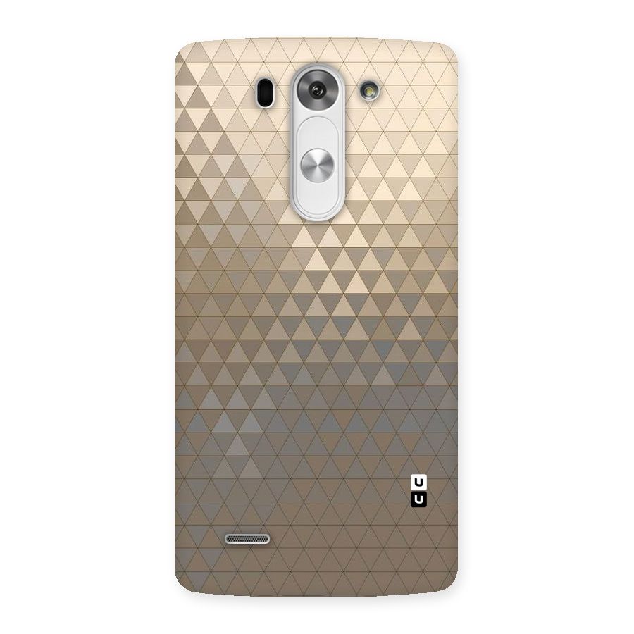Beautiful Golden Pattern Back Case for LG G3 Beat