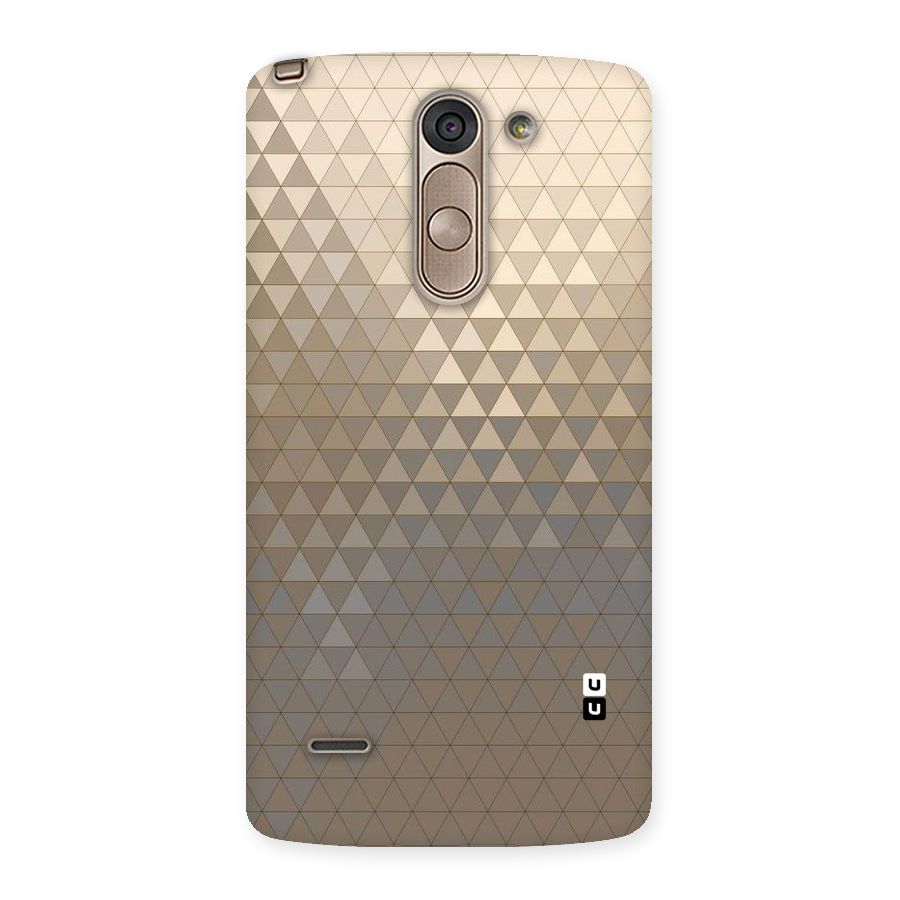 Beautiful Golden Pattern Back Case for LG G3 Stylus