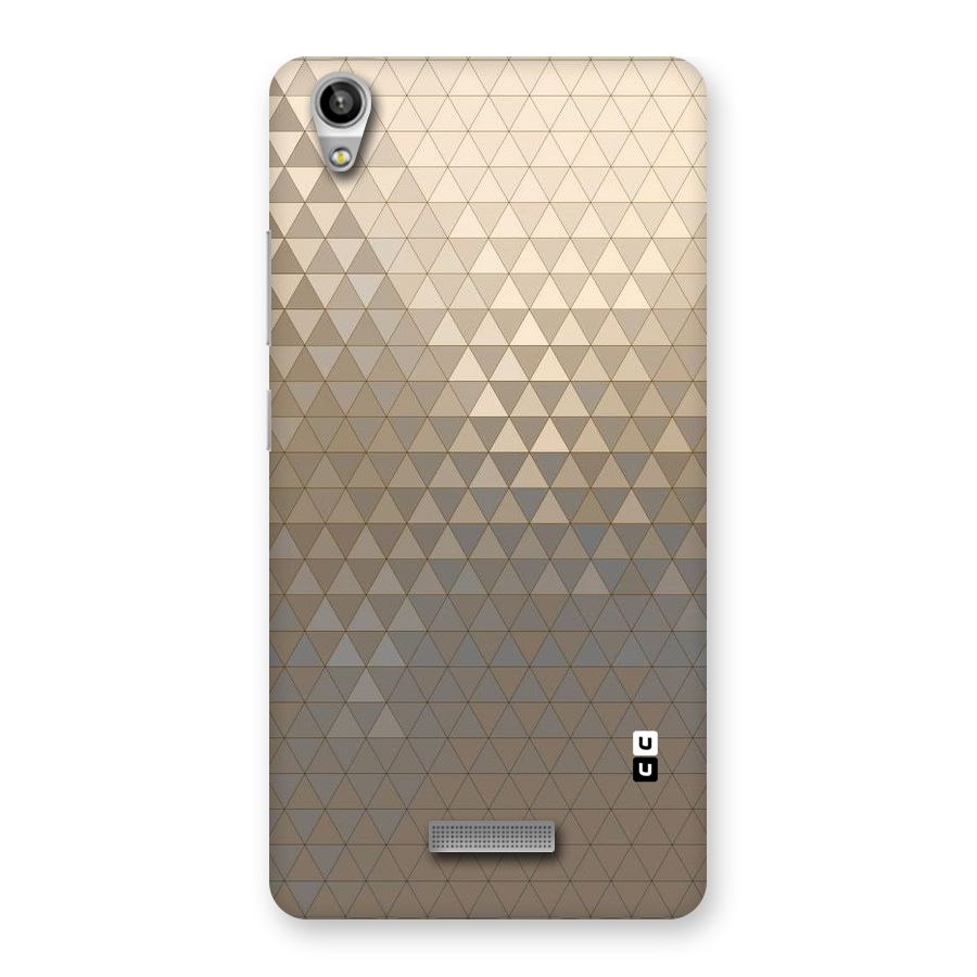 Beautiful Golden Pattern Back Case for Lava-Pixel-V1