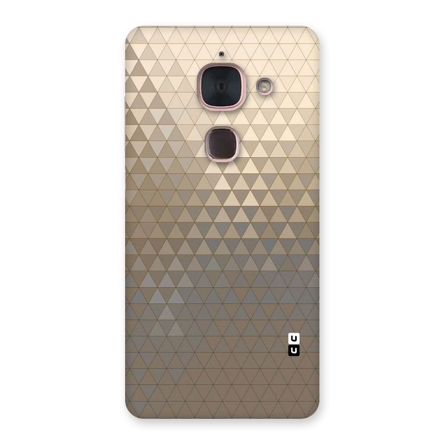 Beautiful Golden Pattern Back Case for Le Max 2