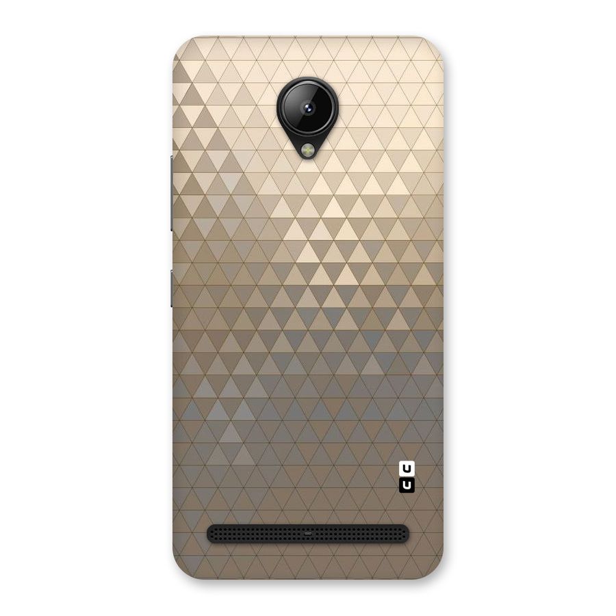 Beautiful Golden Pattern Back Case for Lenovo C2