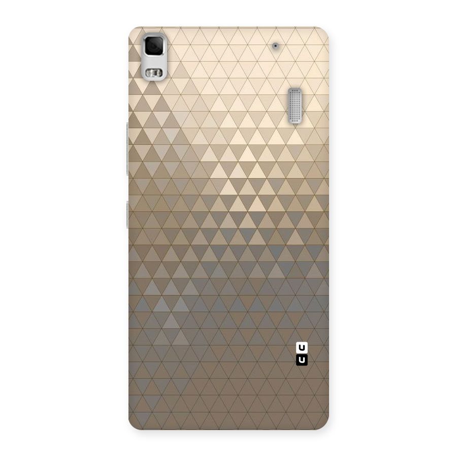 Beautiful Golden Pattern Back Case for Lenovo K3 Note