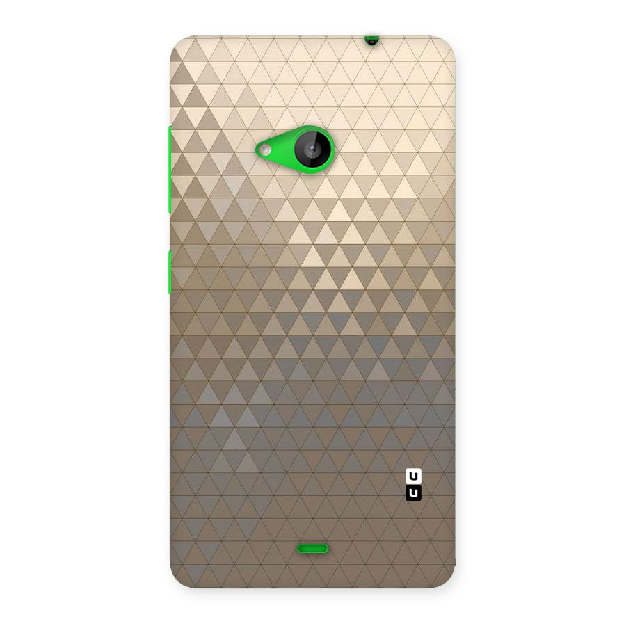 Beautiful Golden Pattern Back Case for Lumia 535