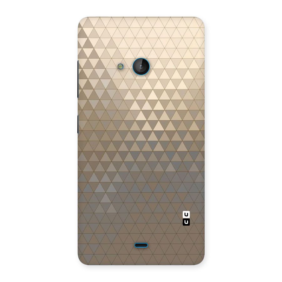 Beautiful Golden Pattern Back Case for Lumia 540