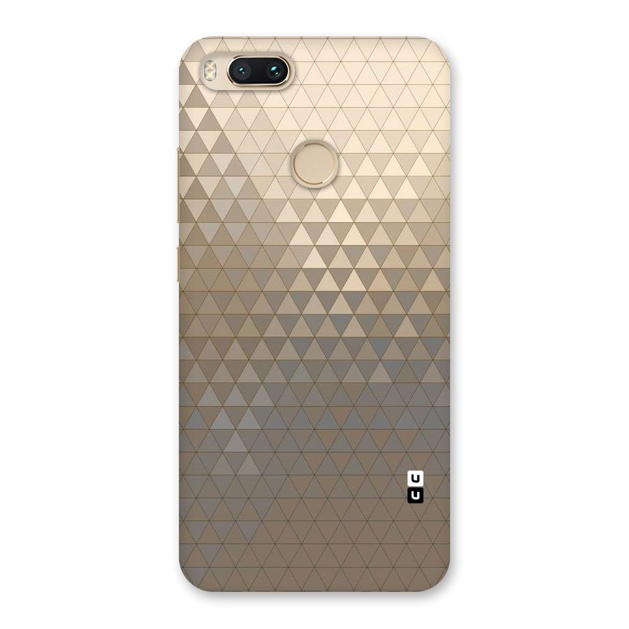 Beautiful Golden Pattern Back Case for Mi A1