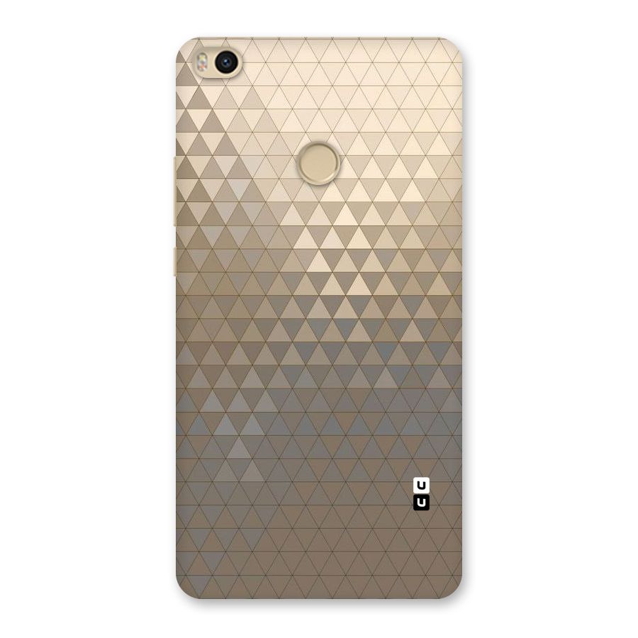 Beautiful Golden Pattern Back Case for Mi Max 2