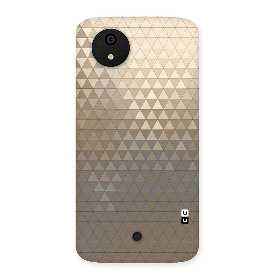 Beautiful Golden Pattern Back Case for Micromax Canvas A1