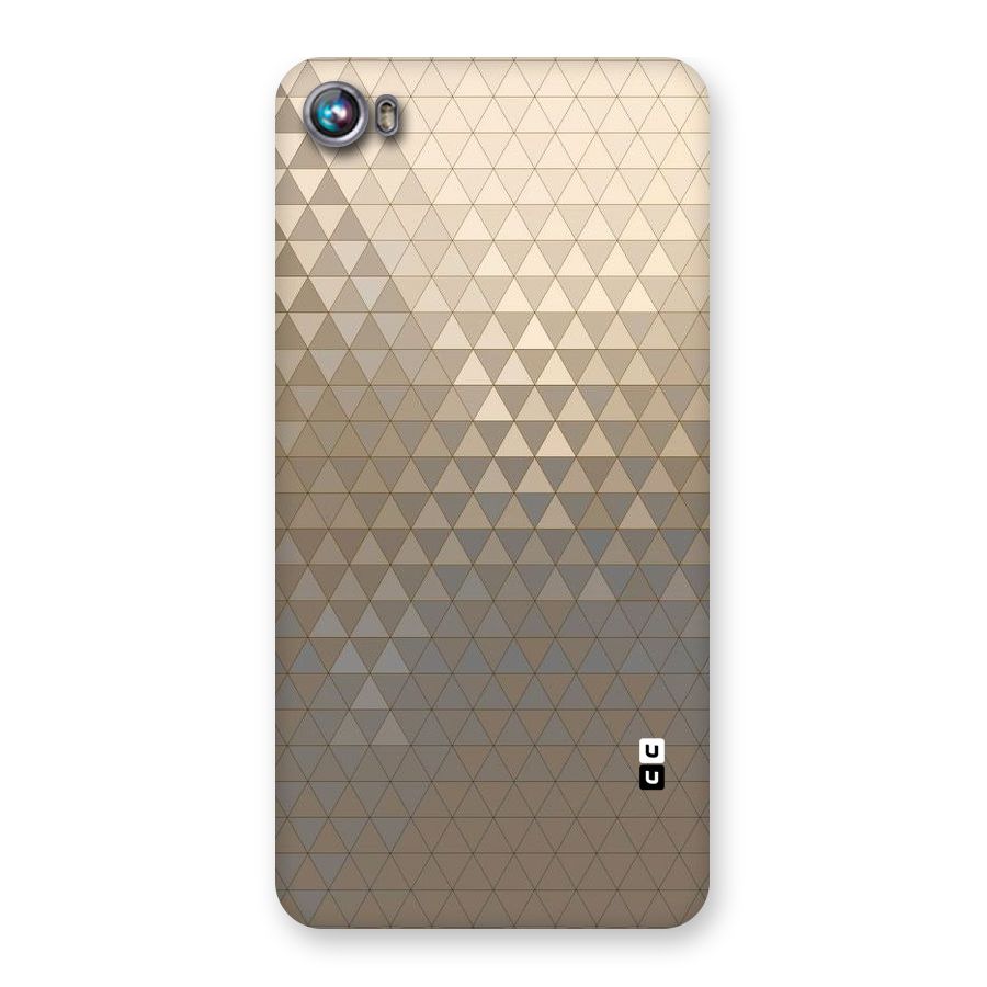 Beautiful Golden Pattern Back Case for Micromax Canvas Fire 4 A107