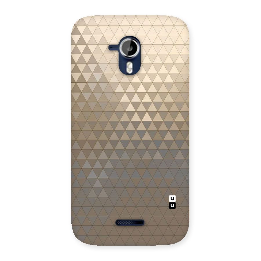 Beautiful Golden Pattern Back Case for Micromax Canvas Magnus A117