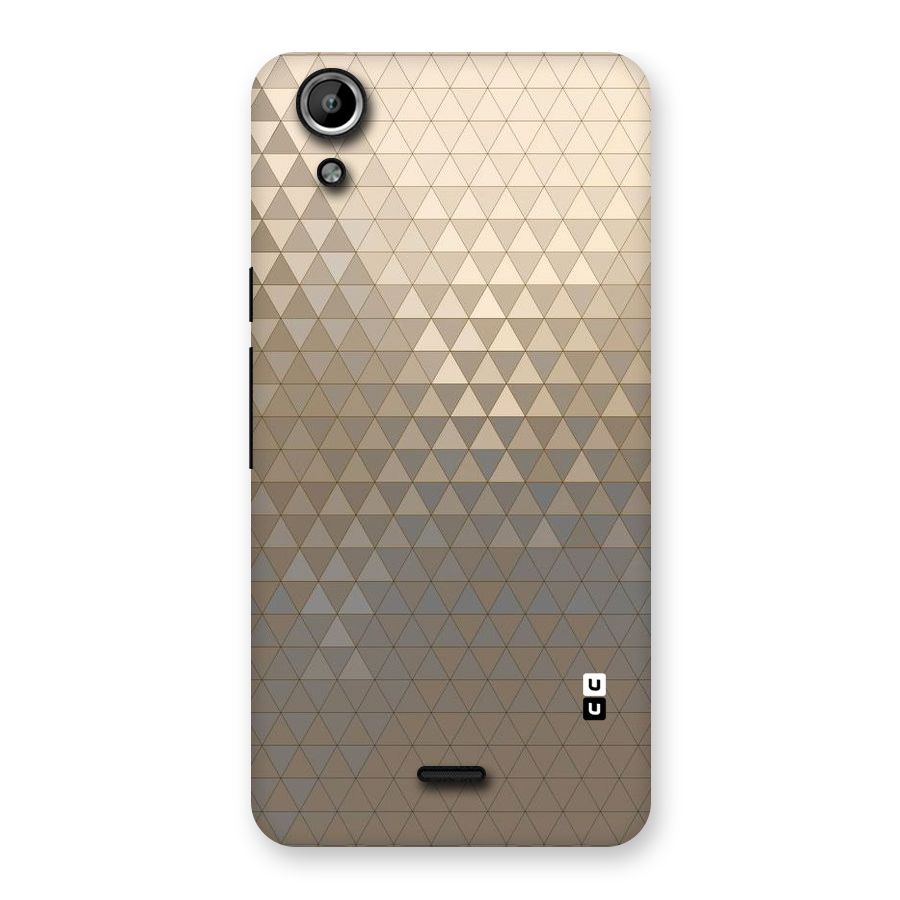 Beautiful Golden Pattern Back Case for Micromax Canvas Selfie Lens Q345