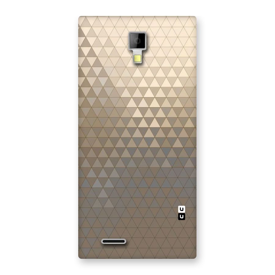 Beautiful Golden Pattern Back Case for Micromax Canvas Xpress A99