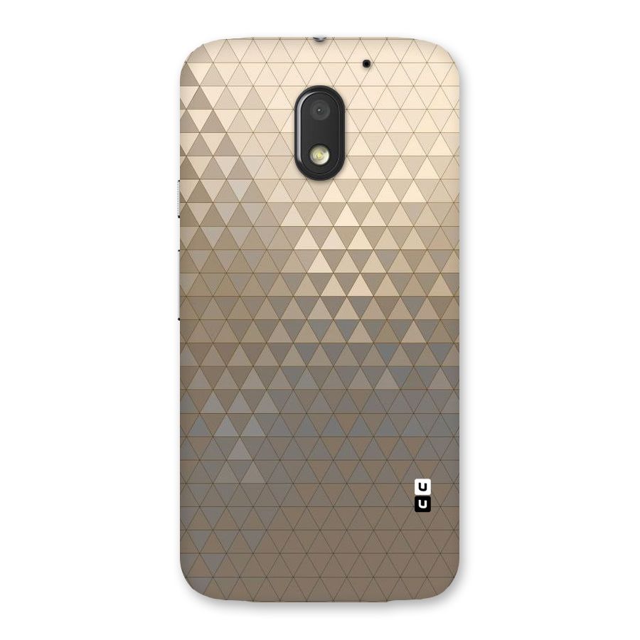 Beautiful Golden Pattern Back Case for Moto E3 Power