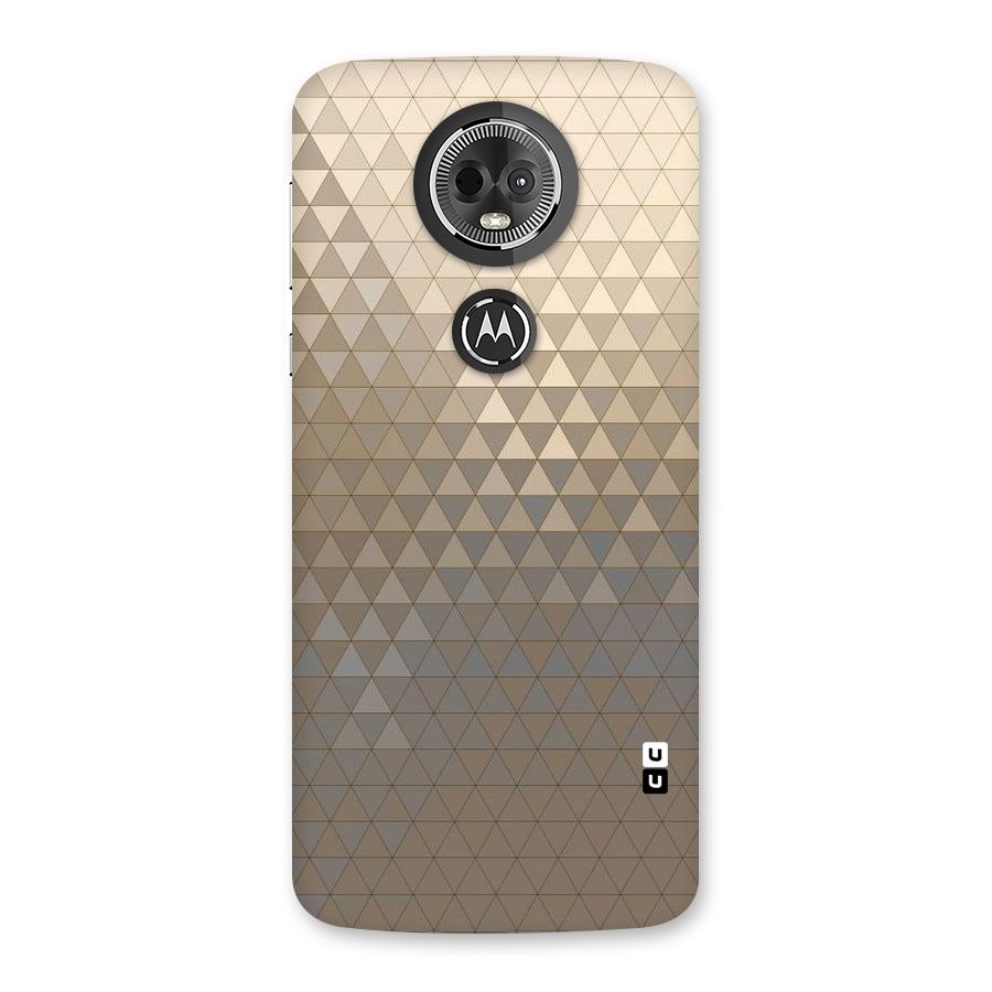 Beautiful Golden Pattern Back Case for Moto E5 Plus