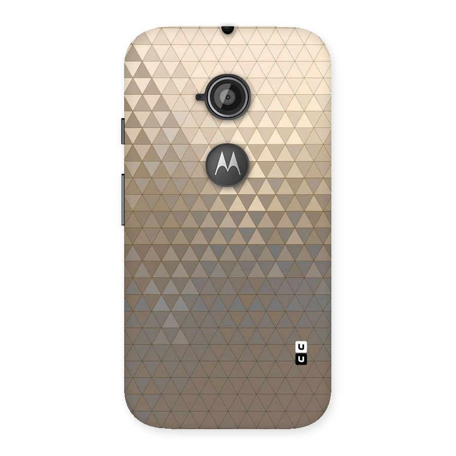 Beautiful Golden Pattern Back Case for Moto E 2nd Gen