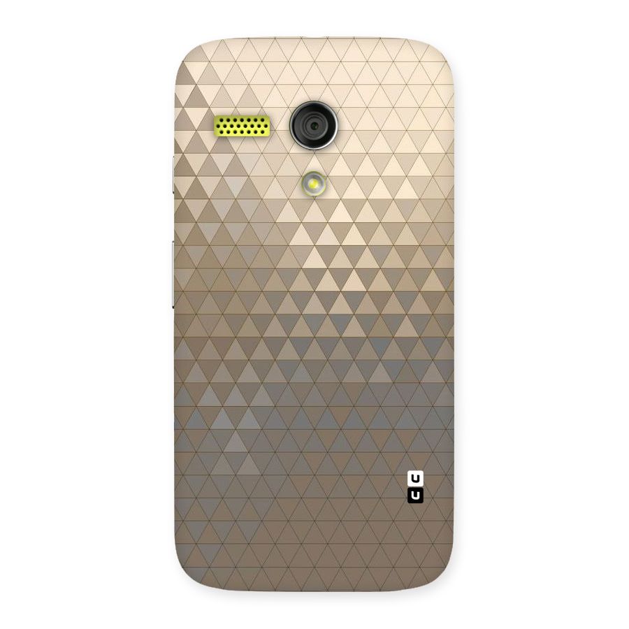 Beautiful Golden Pattern Back Case for Moto G