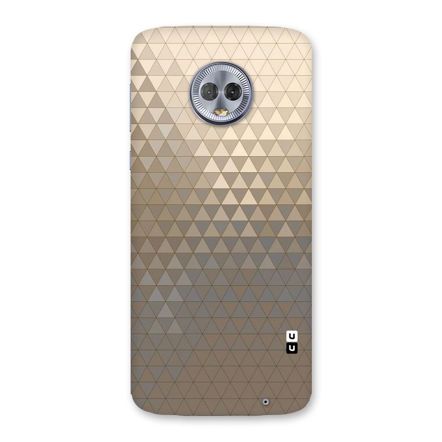 Beautiful Golden Pattern Back Case for Moto G6 Plus