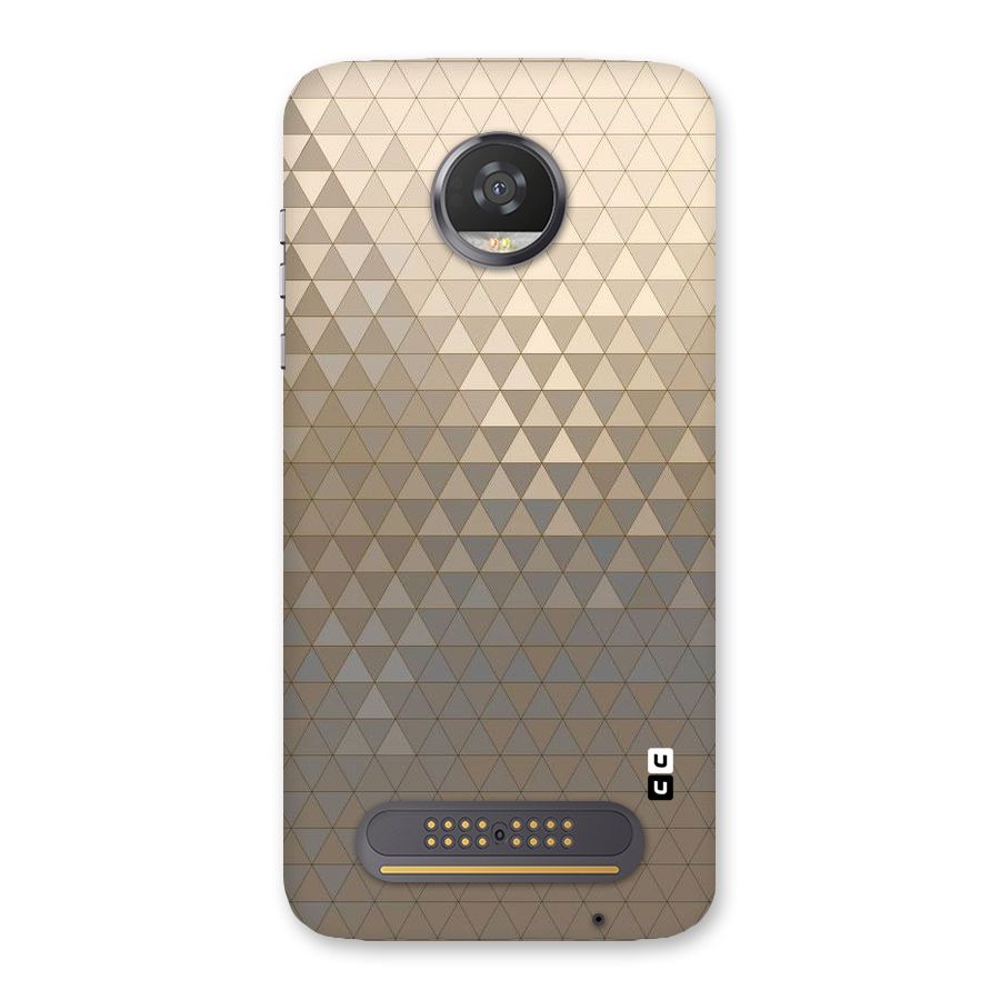 Beautiful Golden Pattern Back Case for Moto Z2 Play