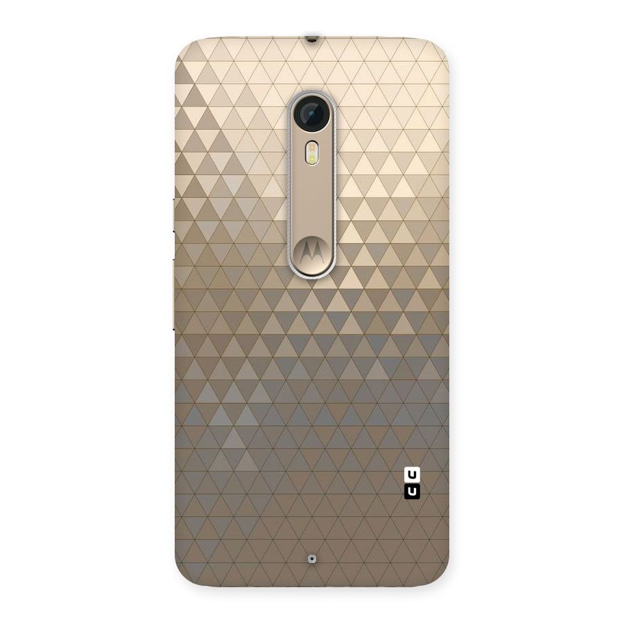 Beautiful Golden Pattern Back Case for Motorola Moto X Style