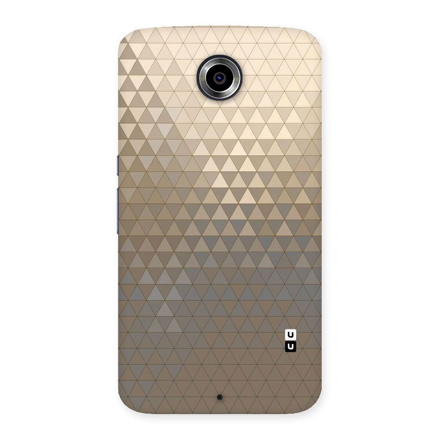 Beautiful Golden Pattern Back Case for Nexsus 6